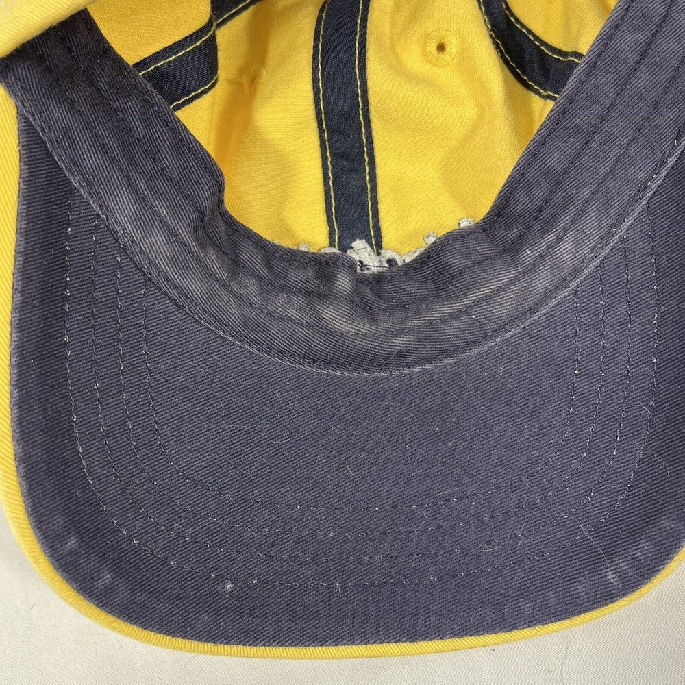 Aeropostale Varsity Squad 1987 Strapback Baseball Hat Cap Yellow One Size Fits - Picture 10 of 11